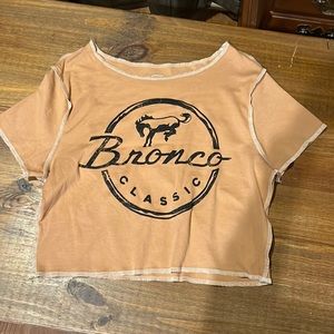 Target Bronco crop top XXL